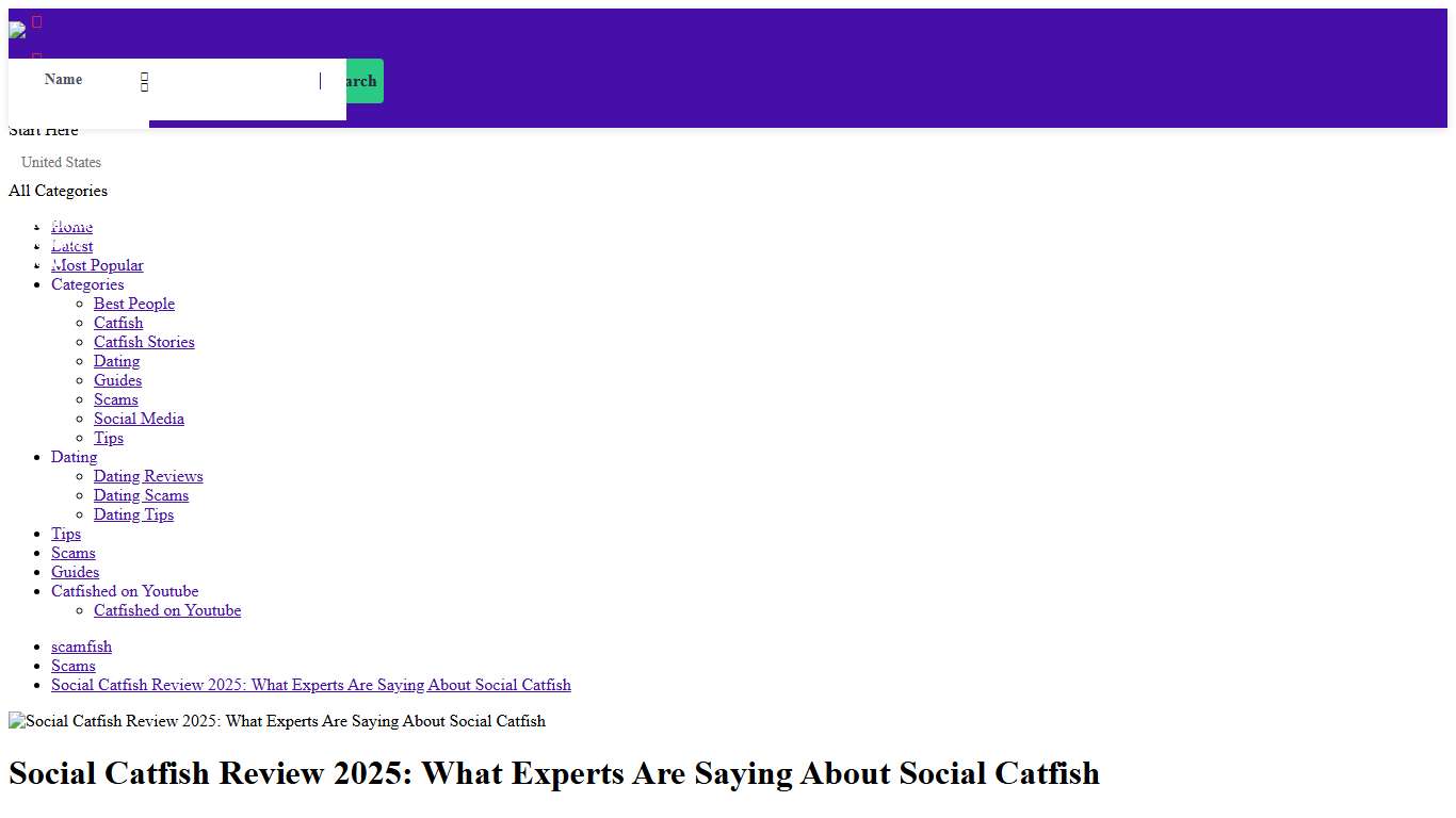 Social Catfish Review 2025: Experts Insights